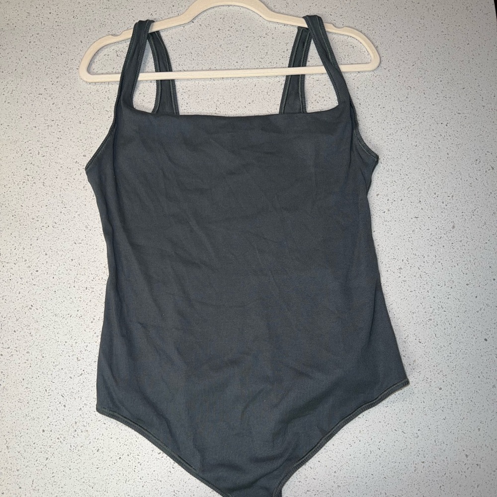 SKIMS RIBBED TANK BODYSUIT DEEP SEA 3X